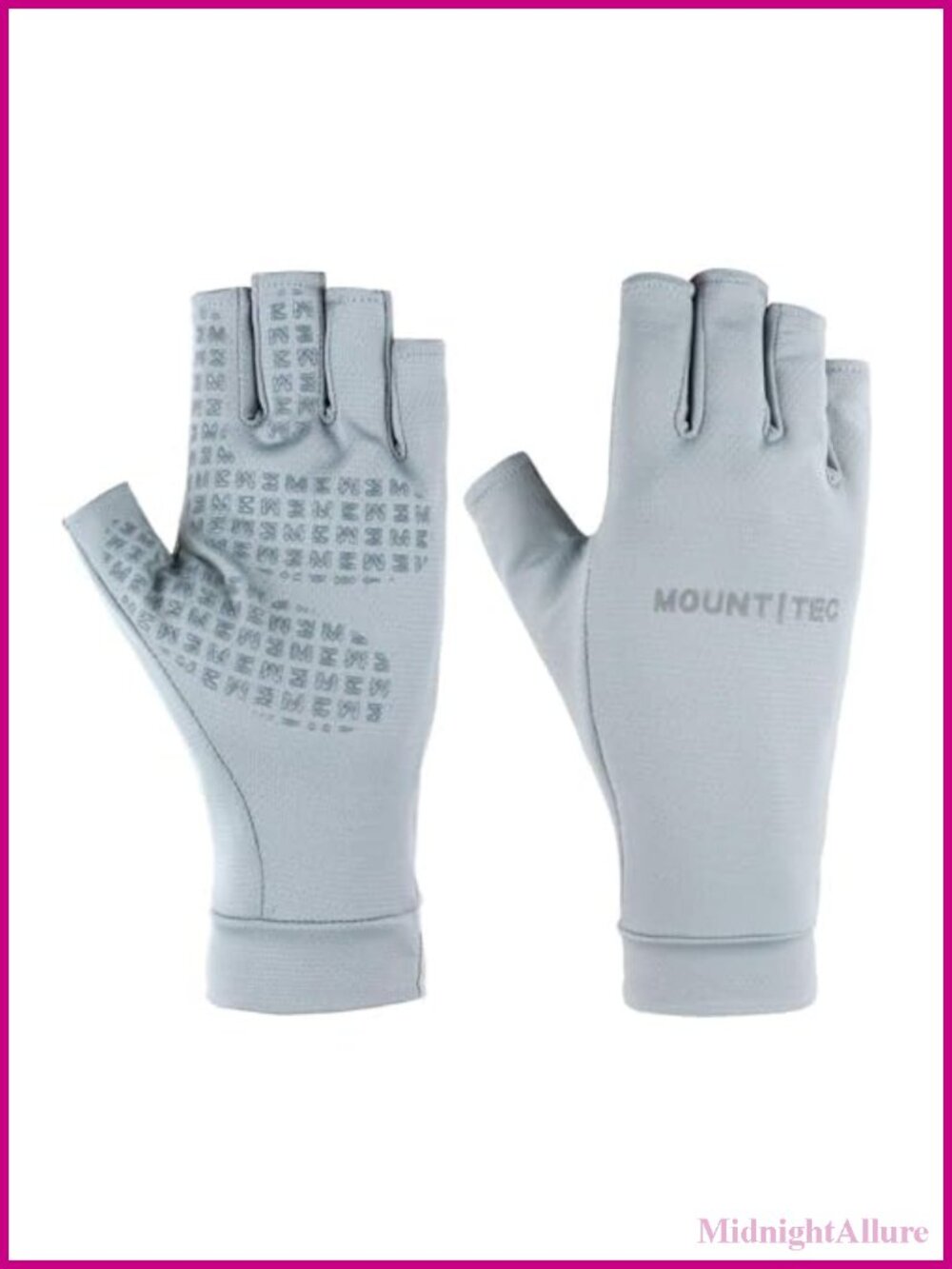 Unisex UV Protective Fingerless Gloves UPF 50+ Cooling Outdoor